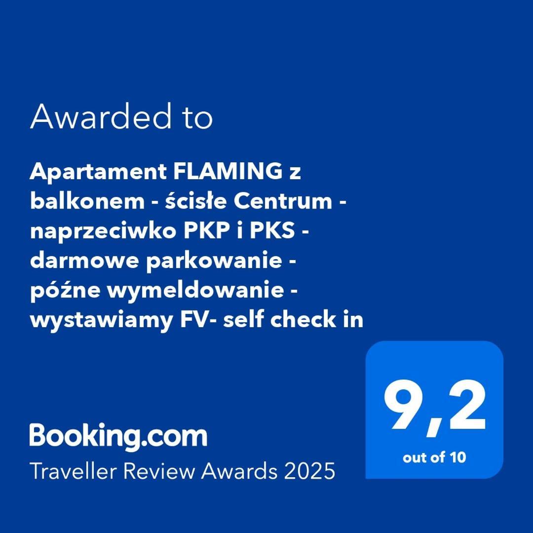 Apartament Flaming Deluxe Z Balkonem - Scisle Centrum Naprzeciwko Pkp I Pks - Self Check In - Darmowy Parking - Pozne Wymeldowanie Do 12 - Wystawiamy Fv Opole Esterno foto